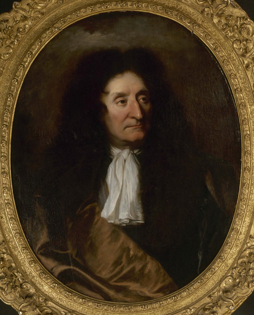 Jean de La Fontainen muotokuva 1621-1695, n. 1680. tekijältä Hyacinthe François Honoré Rigaud