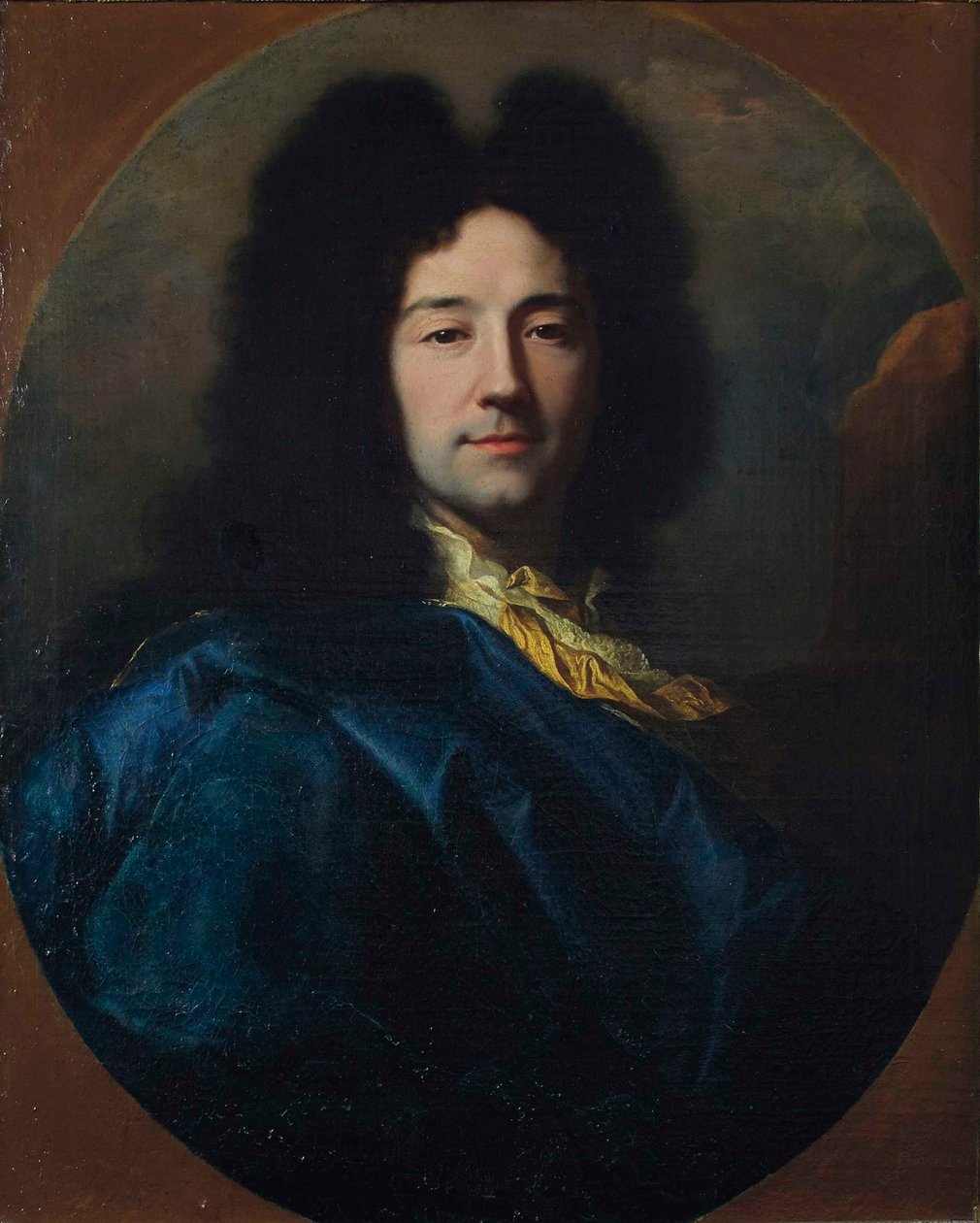 Omakuva Omakuva, Sanottiin siniselle takkille, 1696. tekijältä Hyacinthe François Honoré Rigaud