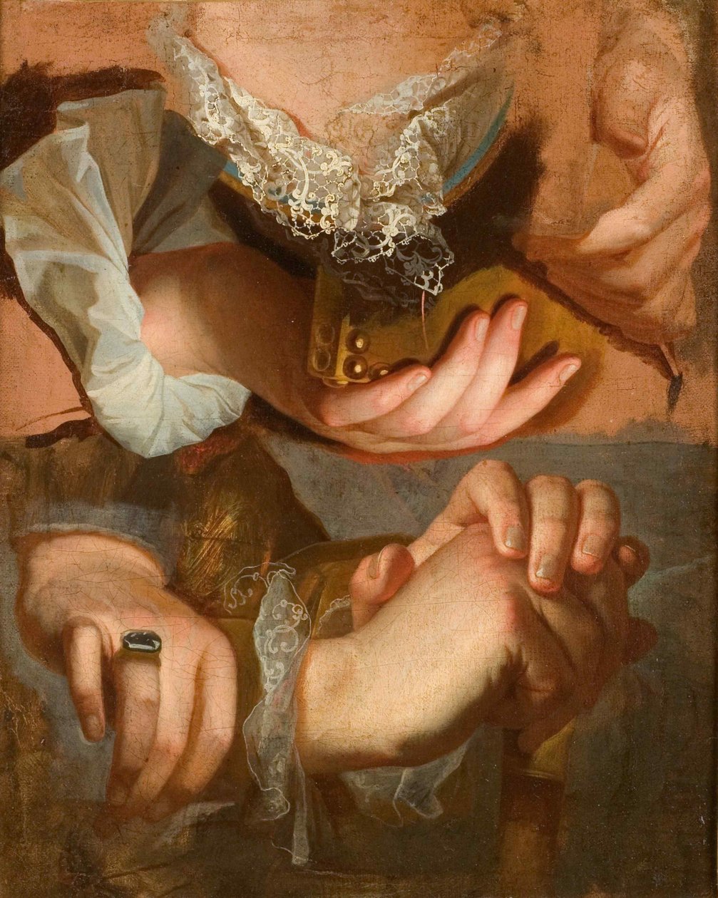 Studies of Hands, noin 1715-1723. tekijältä Hyacinthe François Honoré Rigaud
