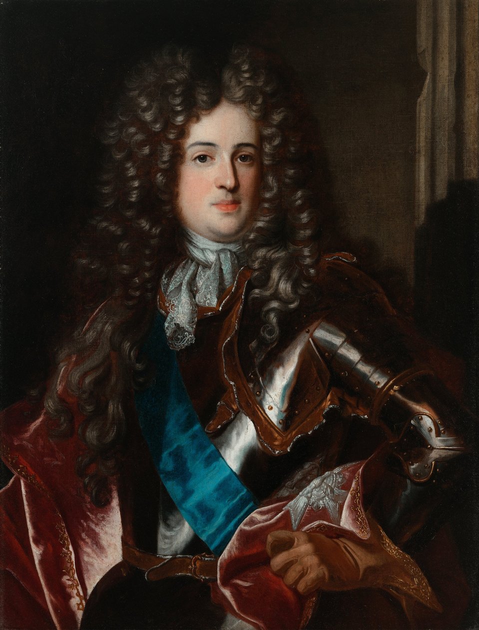 Aleksander Benedykt Stanisław Sobieskin muotokuva 1677-1714 tekijältä Hyacinthe François Honoré Rigaud Circle of
