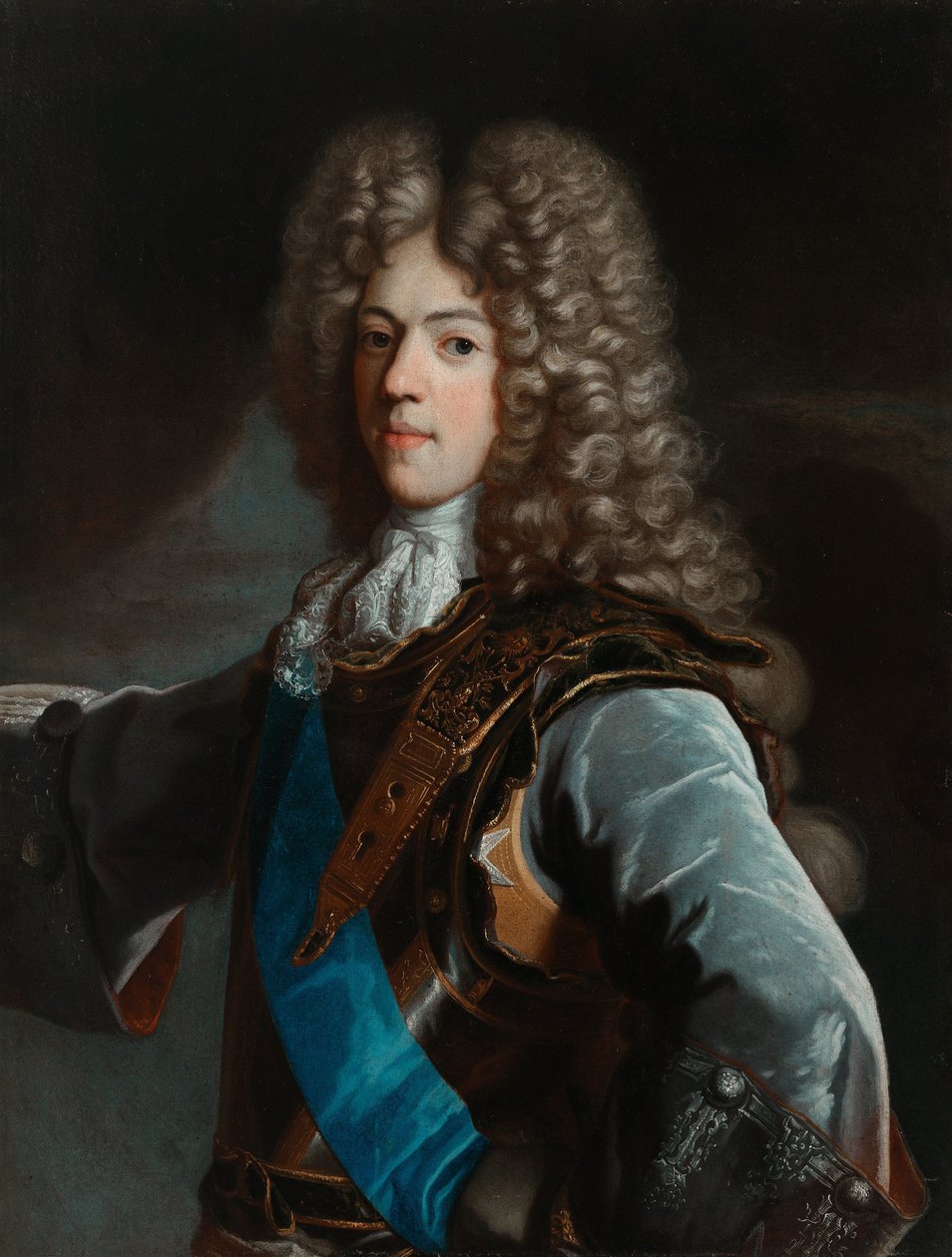 Konstanty Wladyslaw Sobieskin muotokuva 1680-1726 tekijältä Hyacinthe François Honoré Rigaud Circle of