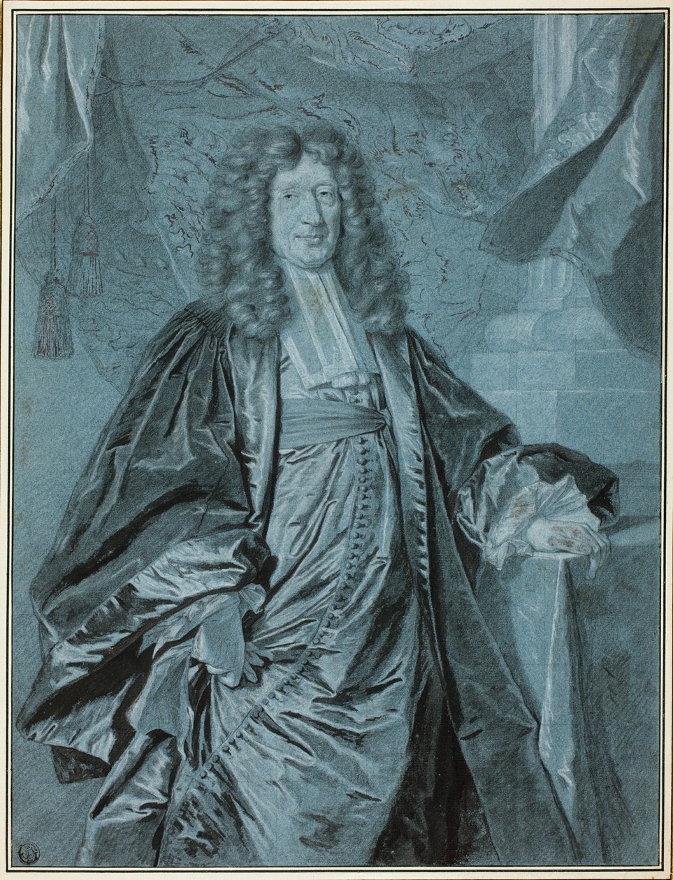 Herrasmiehen muotokuva tekijältä Hyacinthe Rigaud