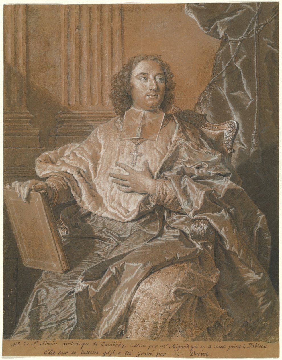 Monsignor Charles de Saint-Albin, Cambrain arkkipiispa tekijältä Hyacinthe Rigaud