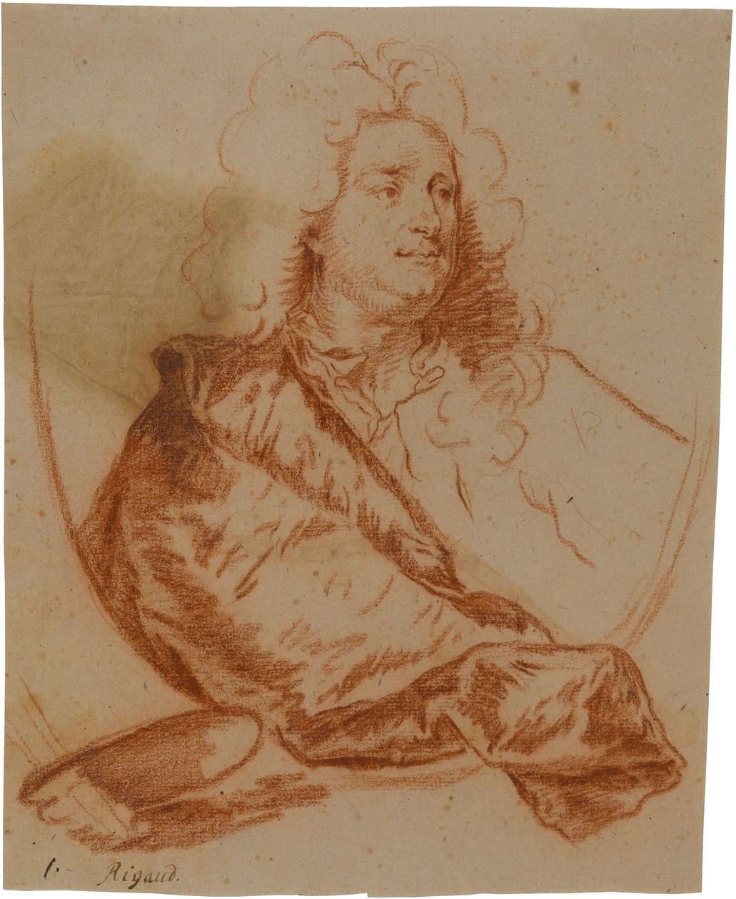 Taidemaalari Charles de la Fossen (1636-1716) muotokuva tekijältä Hyacinthe Rigaud