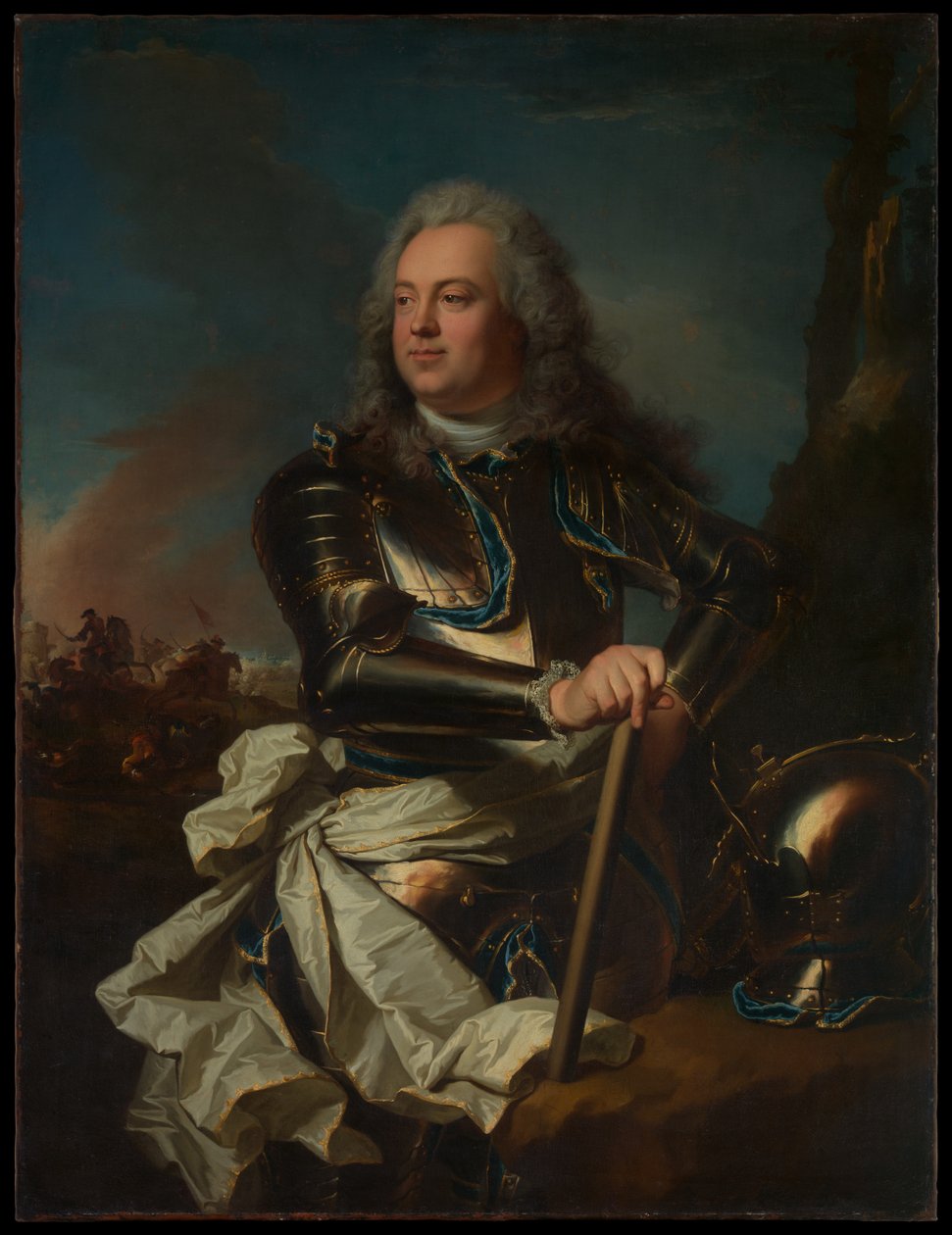 Kenraalin muotokuva tekijältä Hyacinthe Rigaud