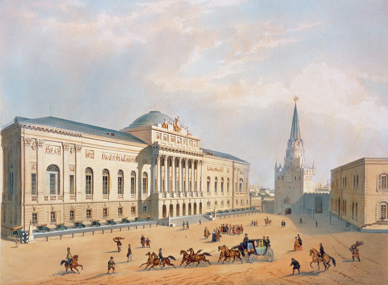 Asekammio Moskovan Kremlissä, 1840-luku tekijältä I. Chevalier
