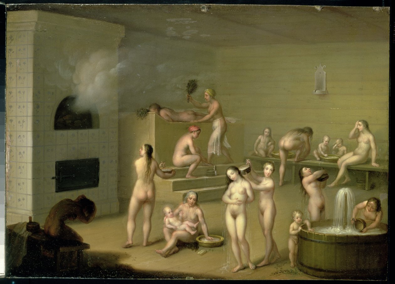 Venäläinen kylpylä, 1825 tekijältä I. Letunov