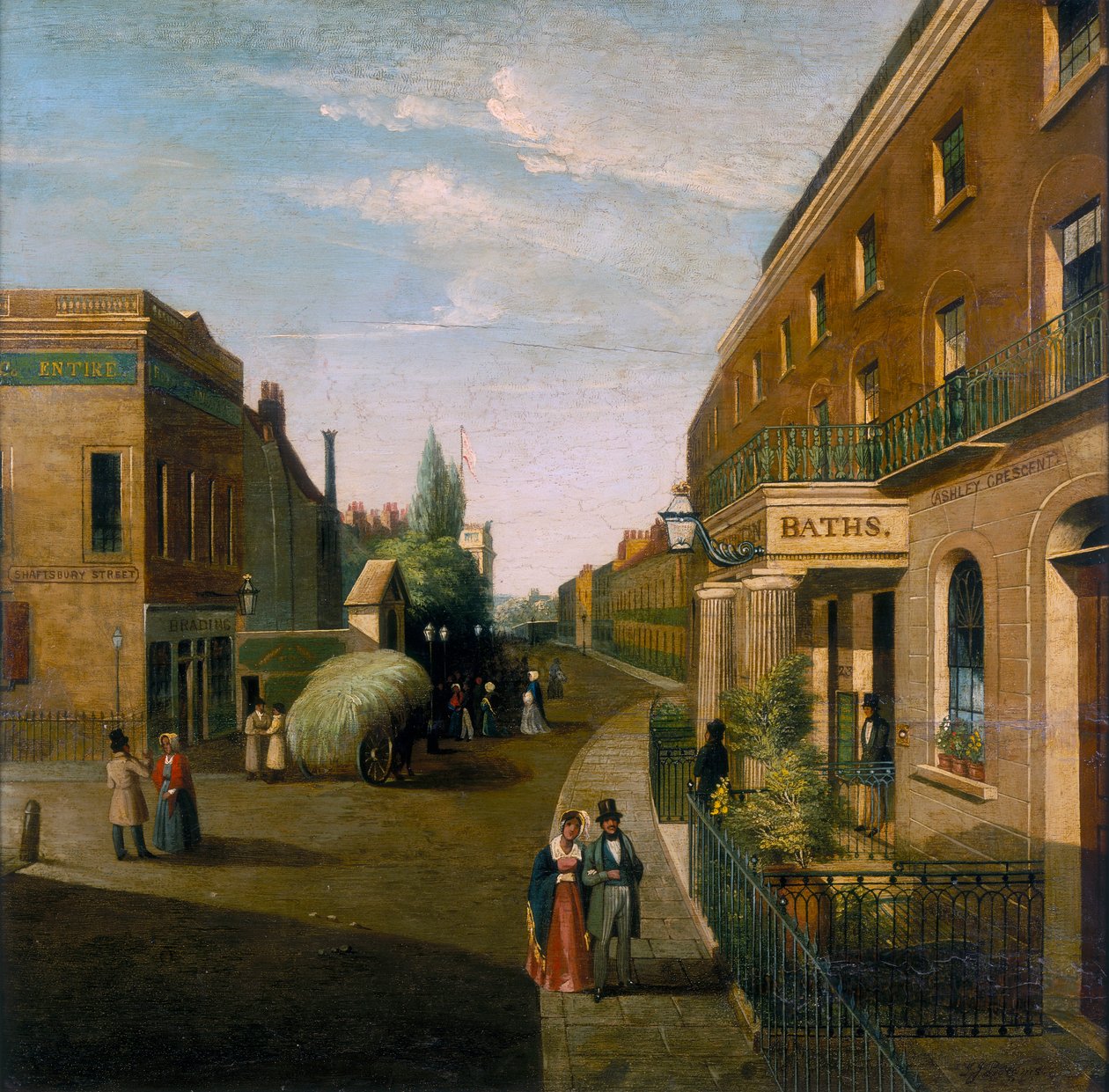 "Shepherdess Walk, Hoxton", 1845 tekijältä IF Borgnis