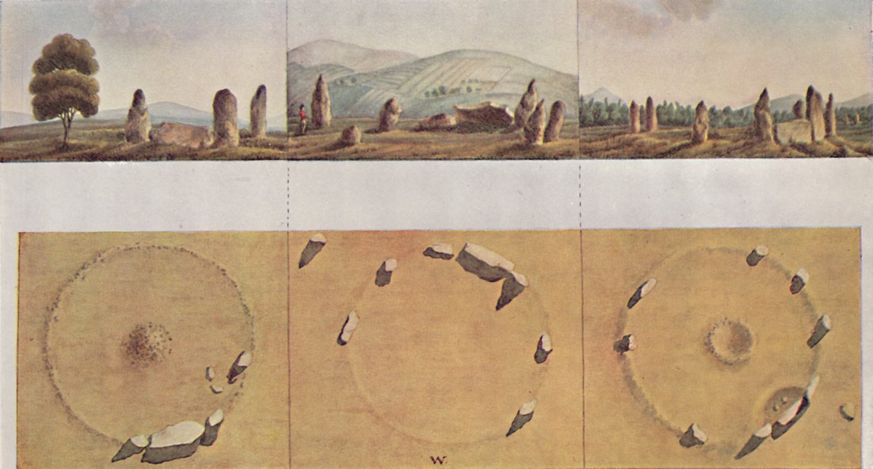 "Stone Rings - Old Keig, Balquhain, Balgorkar", 1827, 1946 tekijältä I Logan