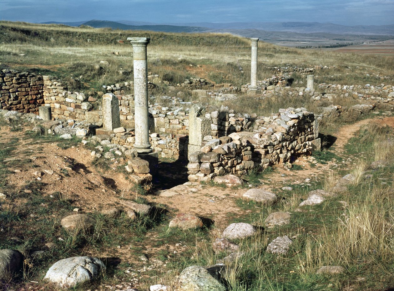 Talon raunio Iberian kaupungissa, jonka Scipio Aemilianus valloitti vuonna 133 eaa. tekijältä Iberian