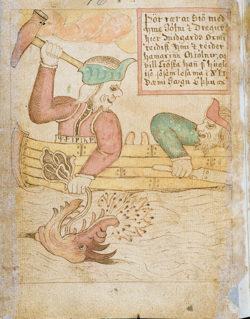 Thor Catching the Midgard Serpent, "Melsted