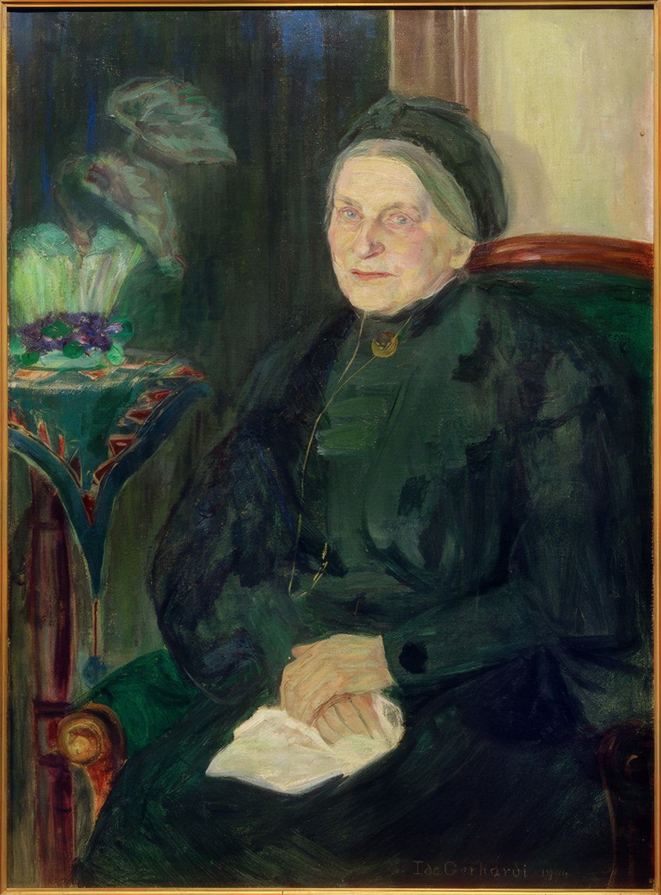 Vanhuksen naisen muotokuva (Emma Turck) tekijältä Ida Gerhardi