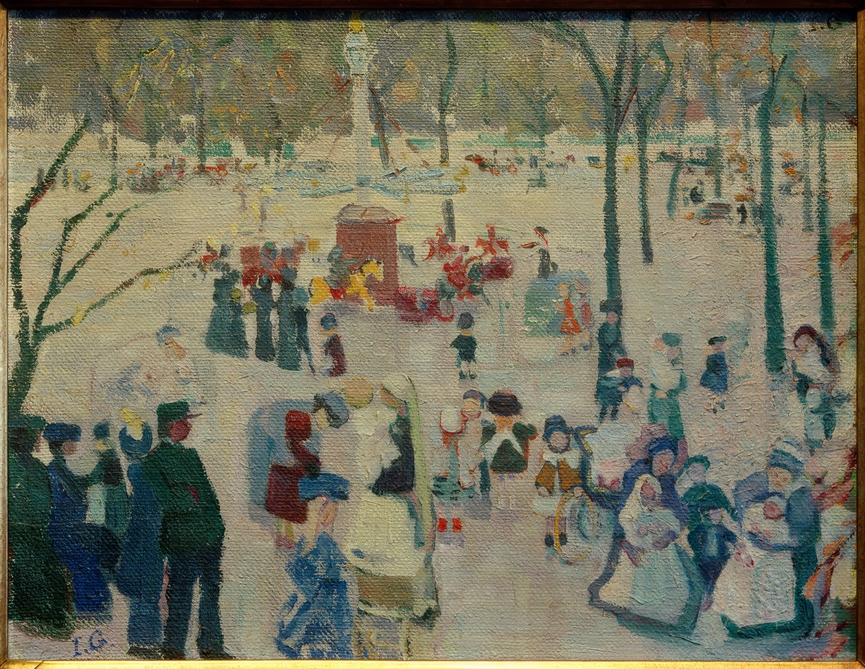 Spielplatz in Jardin du Luxembourg tekijältä Ida Gerhardi