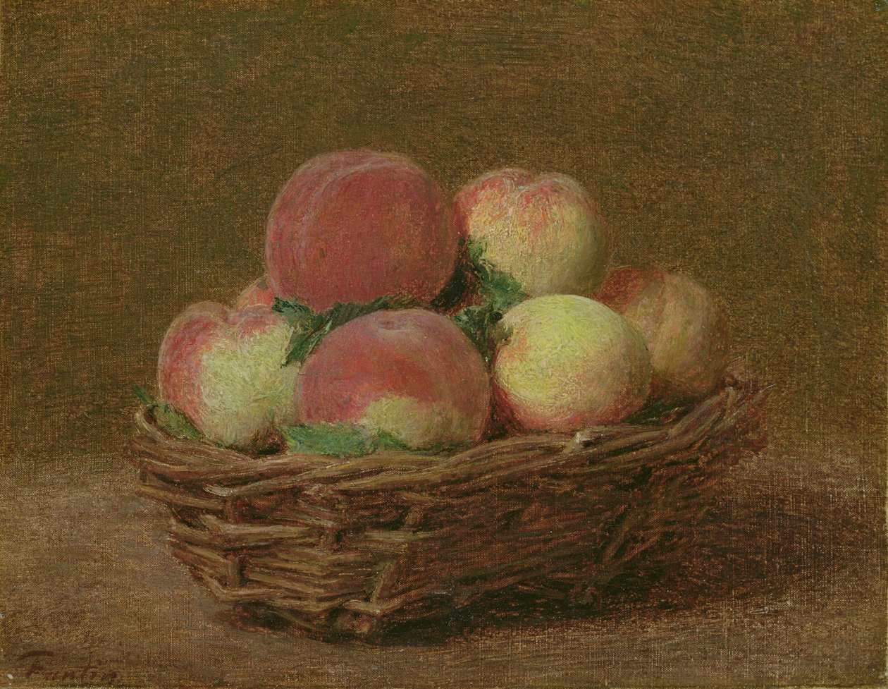 Persikat, 1894 tekijältä Ignace Henri Jean Fantin Latour