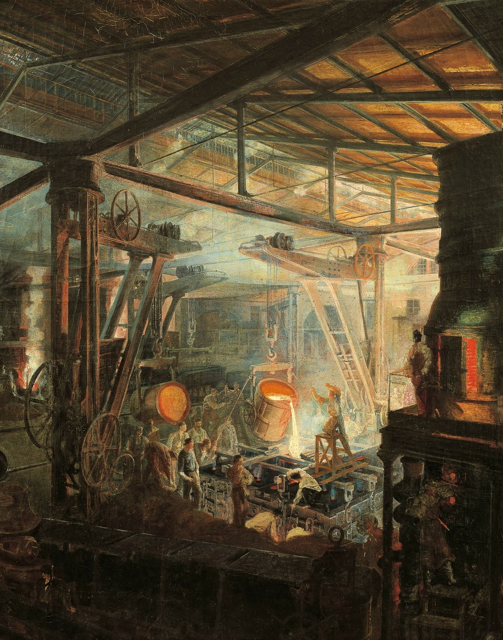 Ranska, Valimo, n. 1864 (öljy kankaalle) tekijältä Ignace Francois Bonhomme