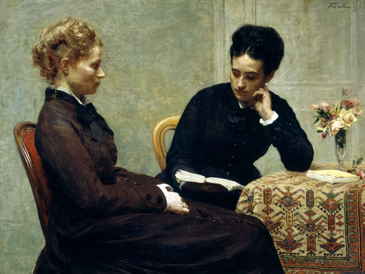 Lukeminen tekijältä Ignace Henri Jean Fantin Latour