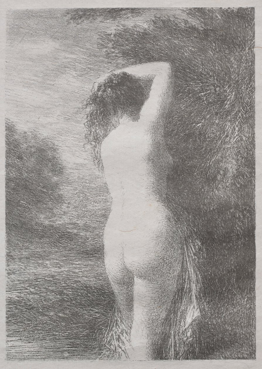 Kylpejä seisoo, 1899. tekijältä Ignace Henri Jean Fantin Latour