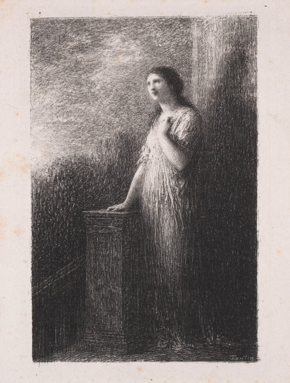 Yön luottamus. tekijältä Ignace Henri Jean Fantin Latour