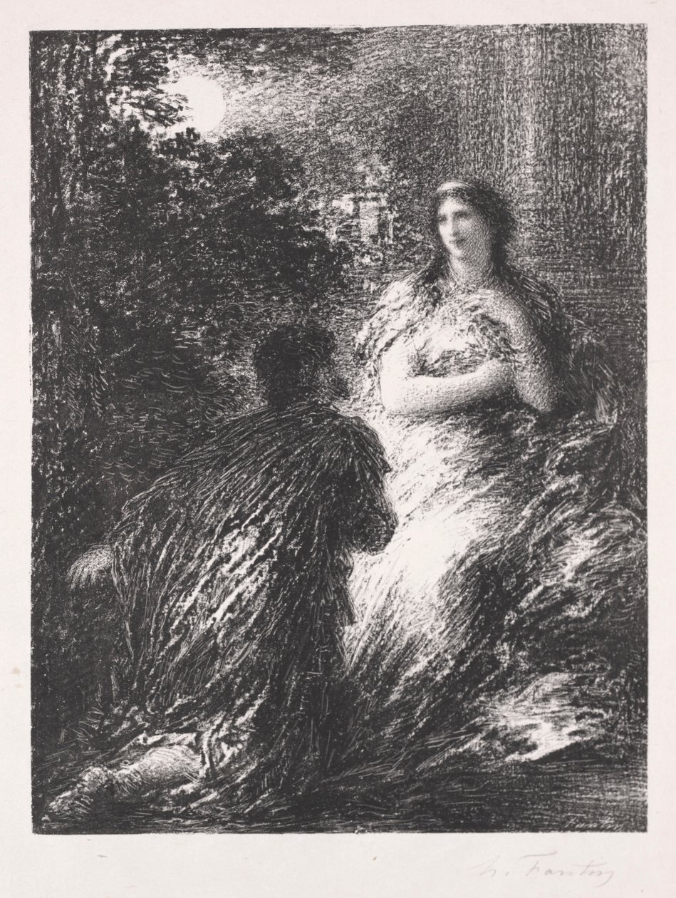Duo Les Troyensista, 1894-1895. tekijältä Ignace Henri Jean Fantin Latour