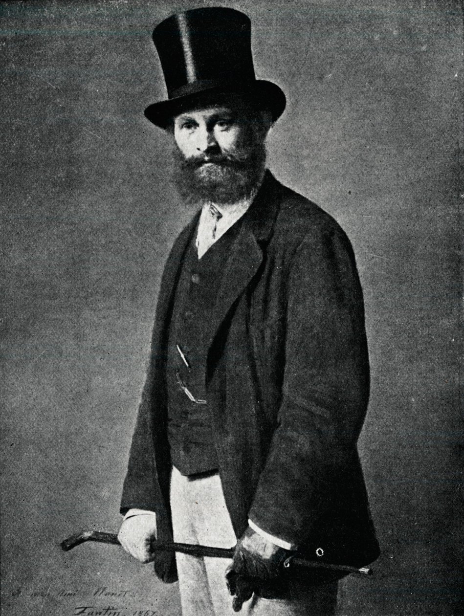 Edouard Manet. Fantin-Latourin muotokuvasta, 1901 tekijältä Ignace Henri Jean Fantin Latour