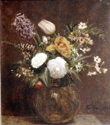 Kukat tekijältä Ignace Henri Jean Fantin Latour