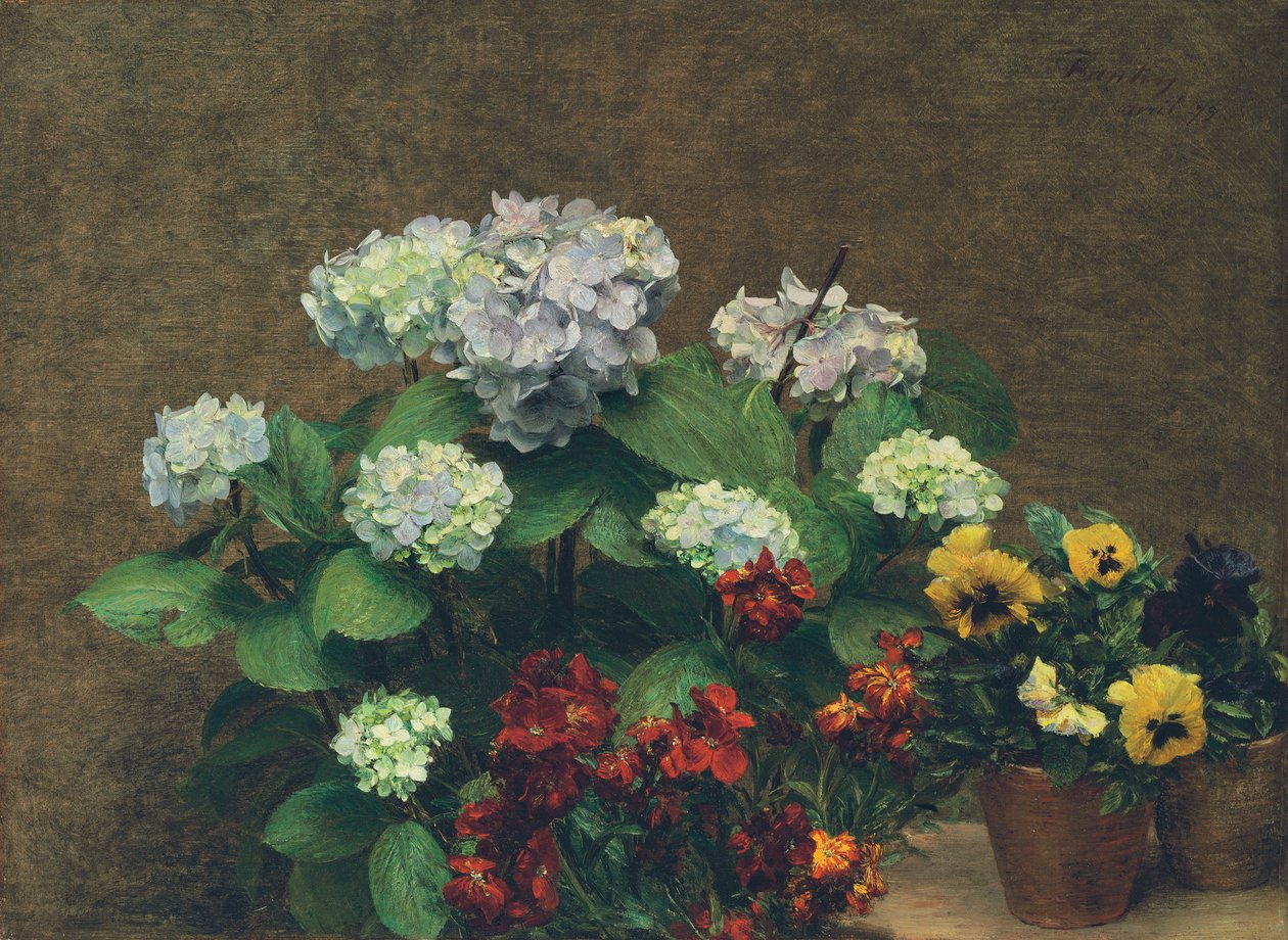Kukat tekijältä Ignace Henri Jean Fantin Latour