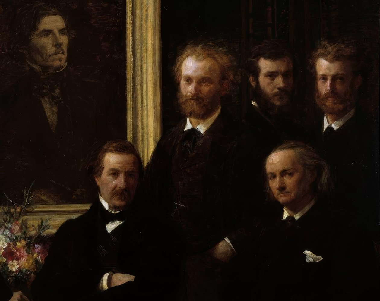 Hommage Delacroixille tekijältä Ignace Henri Jean Fantin Latour