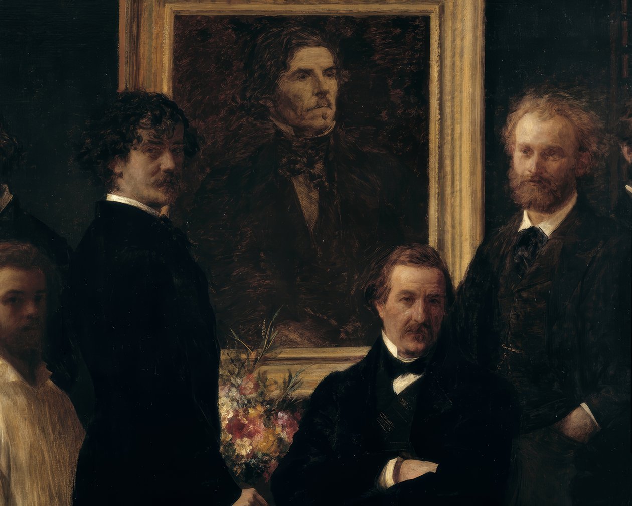 Hommage Delacroixille tekijältä Ignace Henri Jean Fantin Latour