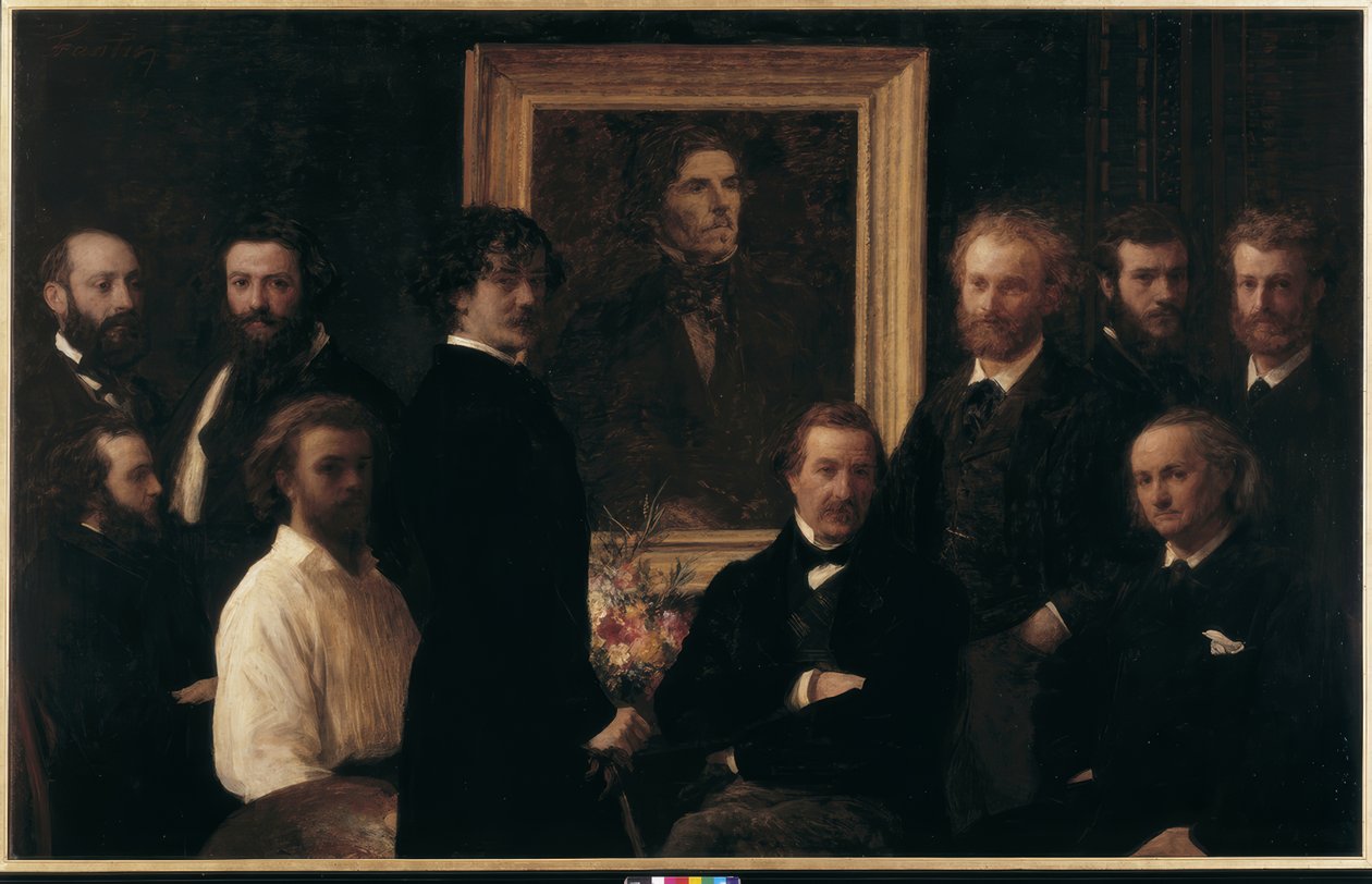 Hommage Delacroixille tekijältä Ignace Henri Jean Fantin Latour
