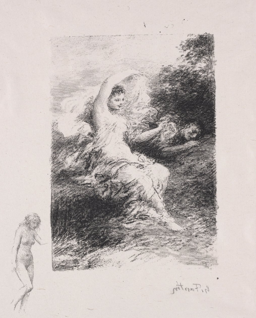 Lyde. tekijältä Ignace Henri Jean Fantin Latour