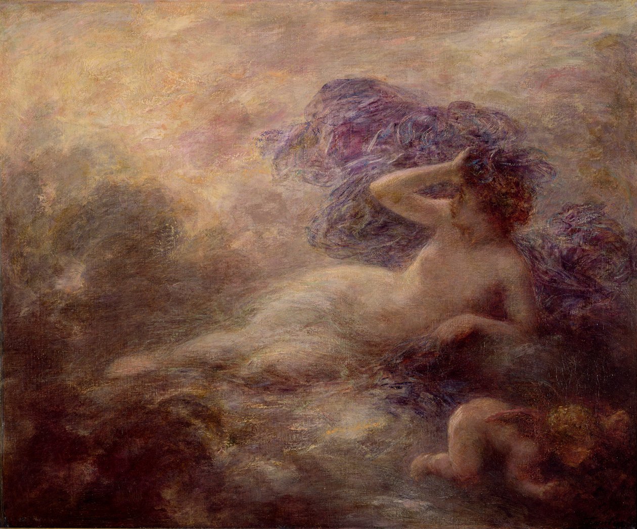 Yö, 1897 tekijältä Ignace Henri Jean Fantin Latour