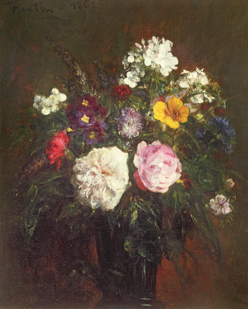 Huonekalut ja erilaiset esineet 1100- ja 1300-luvuilta tekijältä Ignace Henri Jean Fantin Latour
