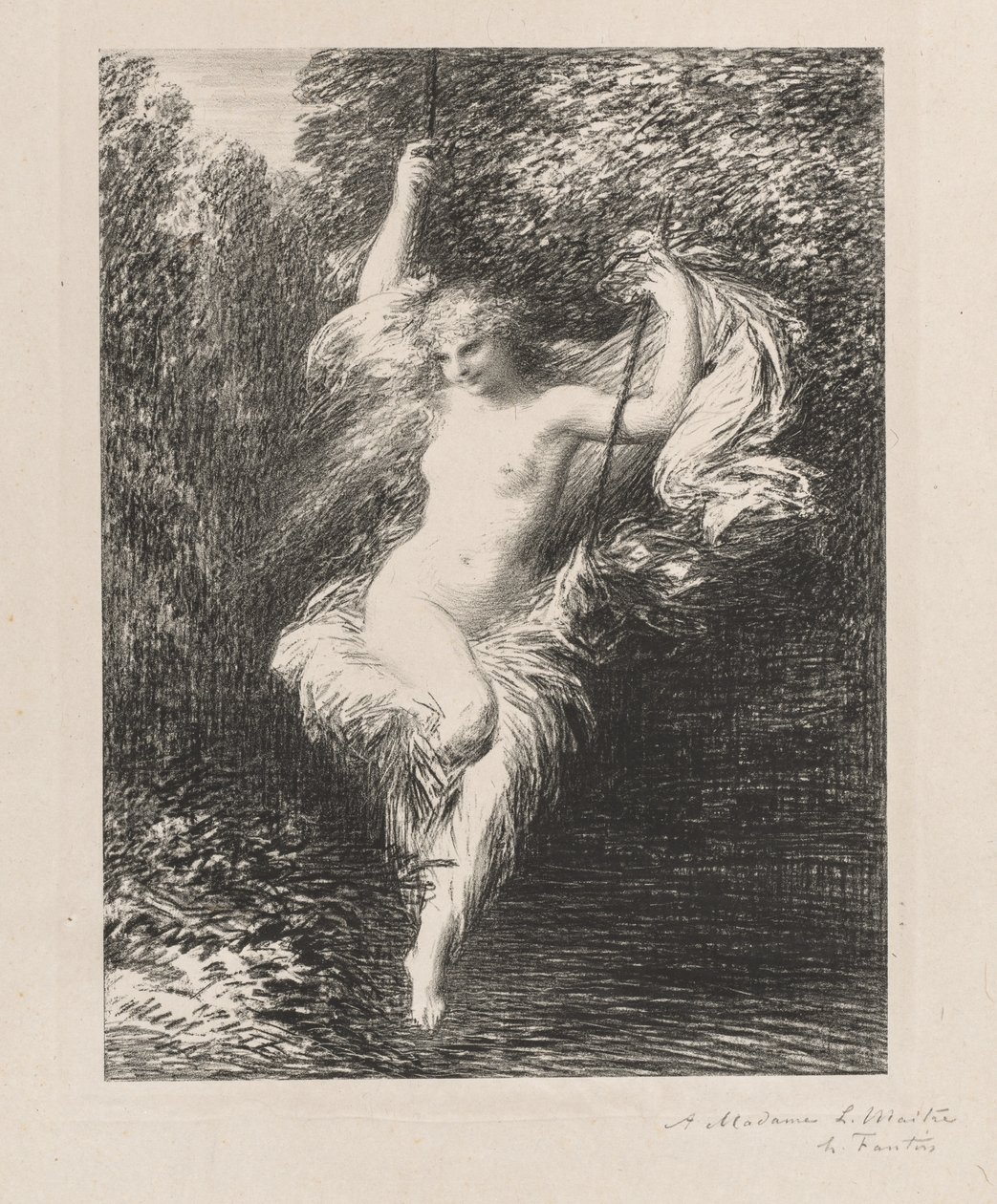 Saara kylpejä, 1892. tekijältä Ignace Henri Jean Fantin Latour