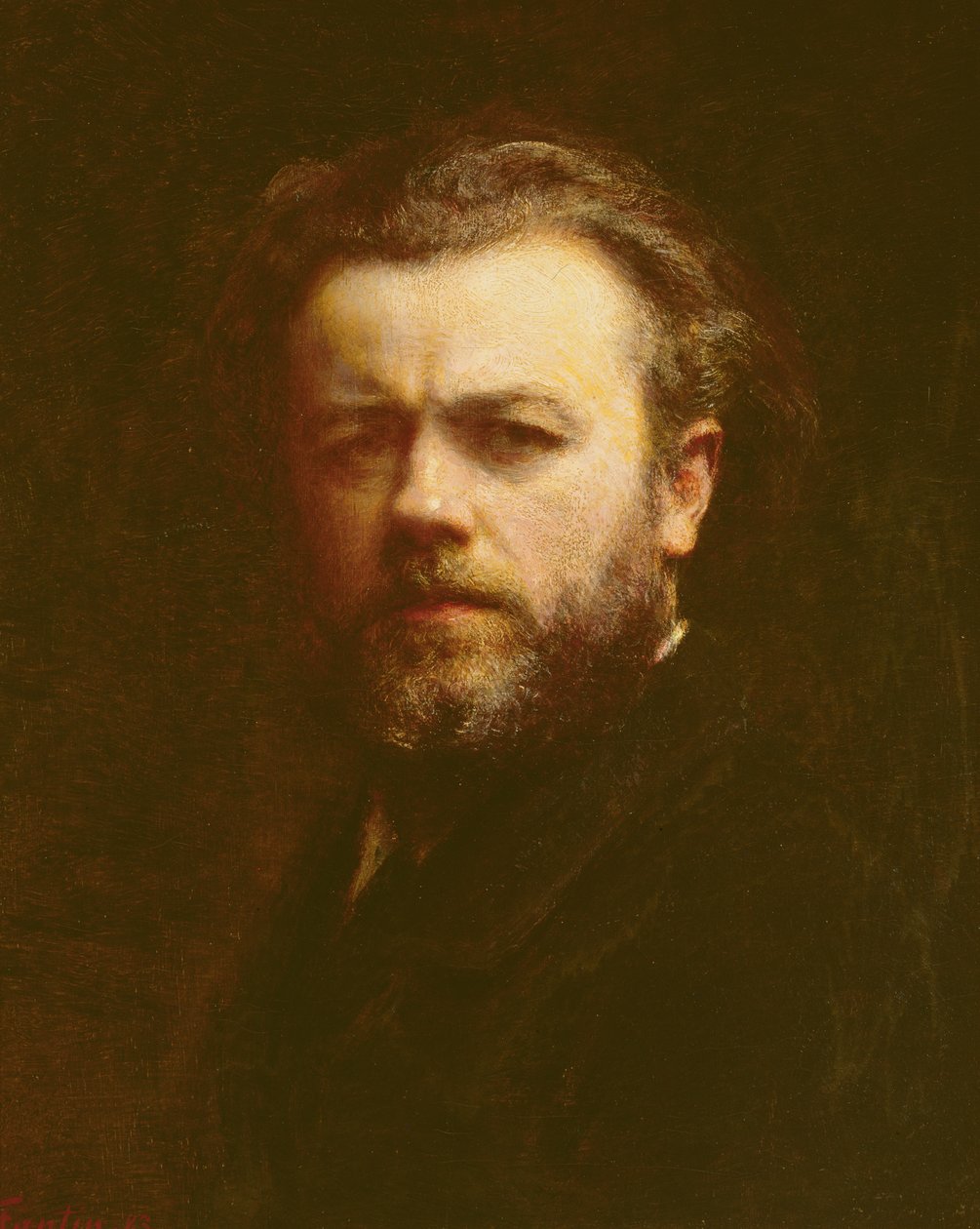 Omakuva, 1883 tekijältä Ignace Henri Jean Fantin Latour