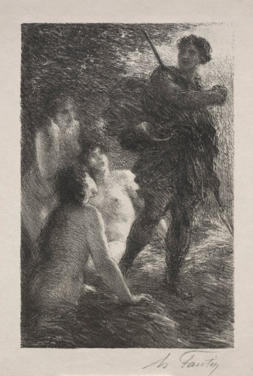 Siegfried ja Reinin tyttäret. tekijältä Ignace Henri Jean Fantin Latour