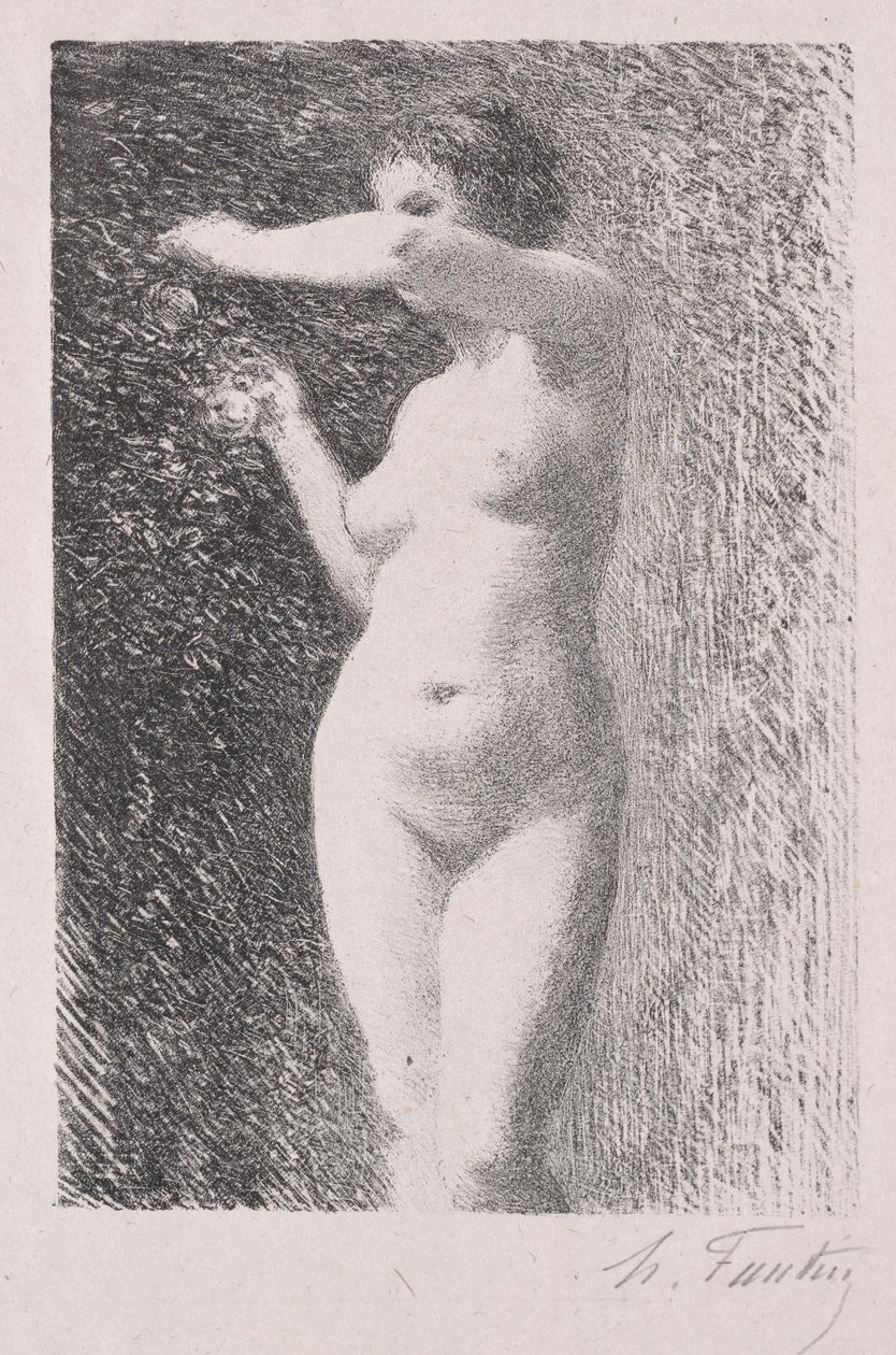 Tutkimus Eevalle, 1898. tekijältä Ignace Henri Jean Fantin Latour