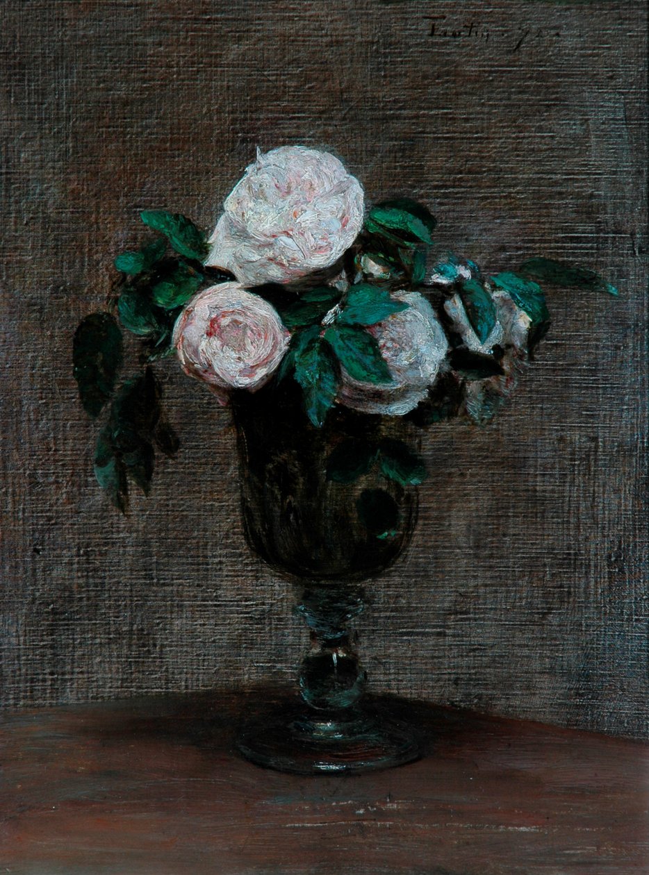Tutkimus ruusuista, 1872 tekijältä Ignace Henri Jean Fantin Latour