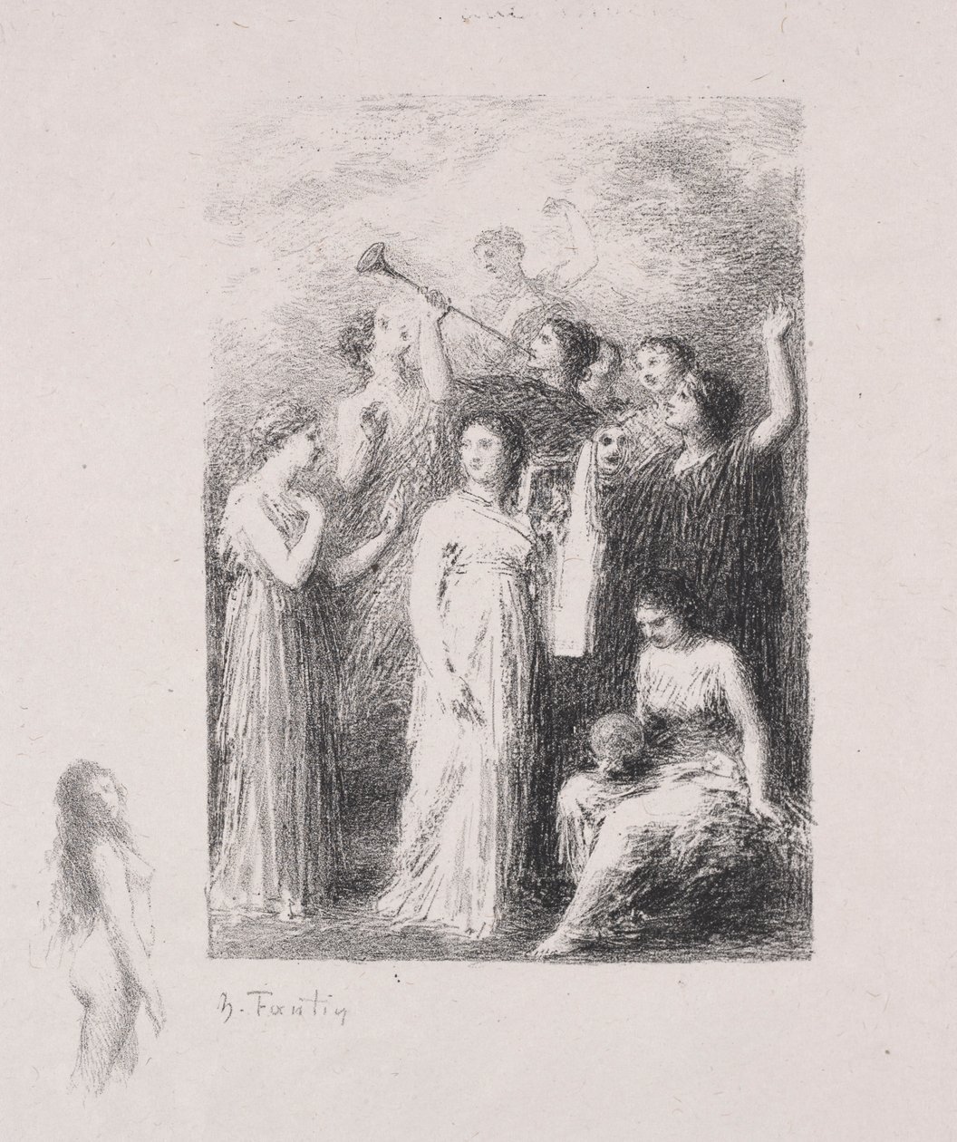 Sokea. tekijältä Ignace Henri Jean Fantin Latour