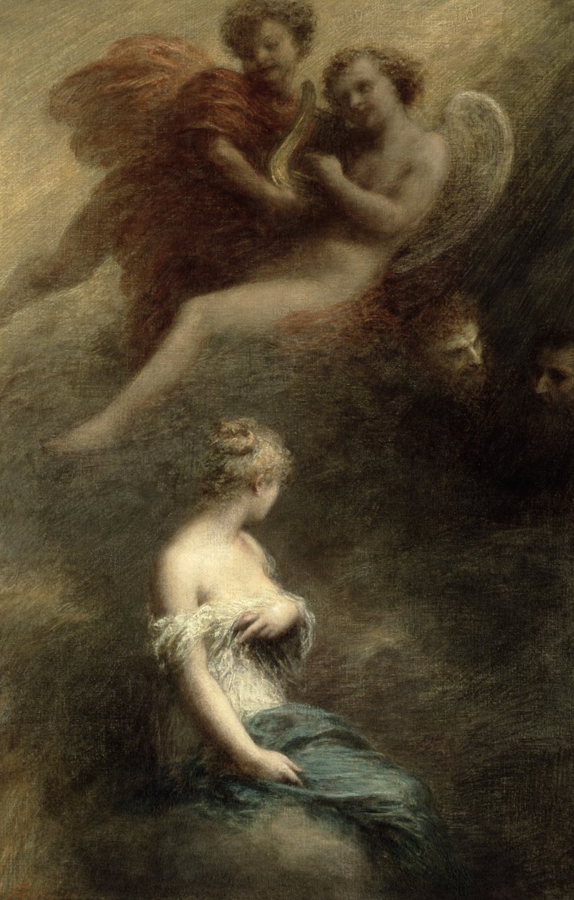 Faustin tuomio, 1888 tekijältä Ignace Henri Jean Fantin Latour