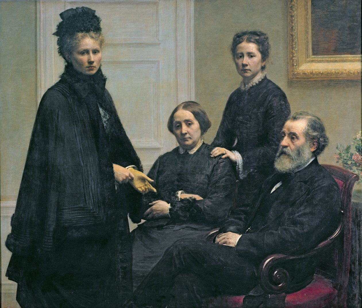 Dubourgin perhe, 1878 tekijältä Ignace Henri Jean Fantin Latour