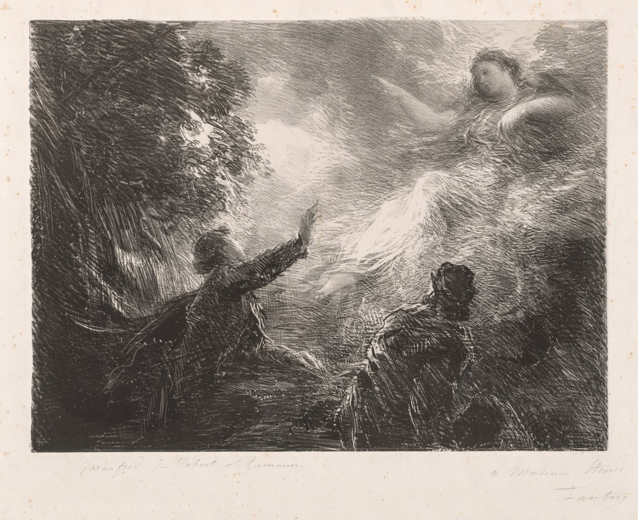 Alppien keiju, 1873. tekijältä Ignace Henri Jean Fantin Latour