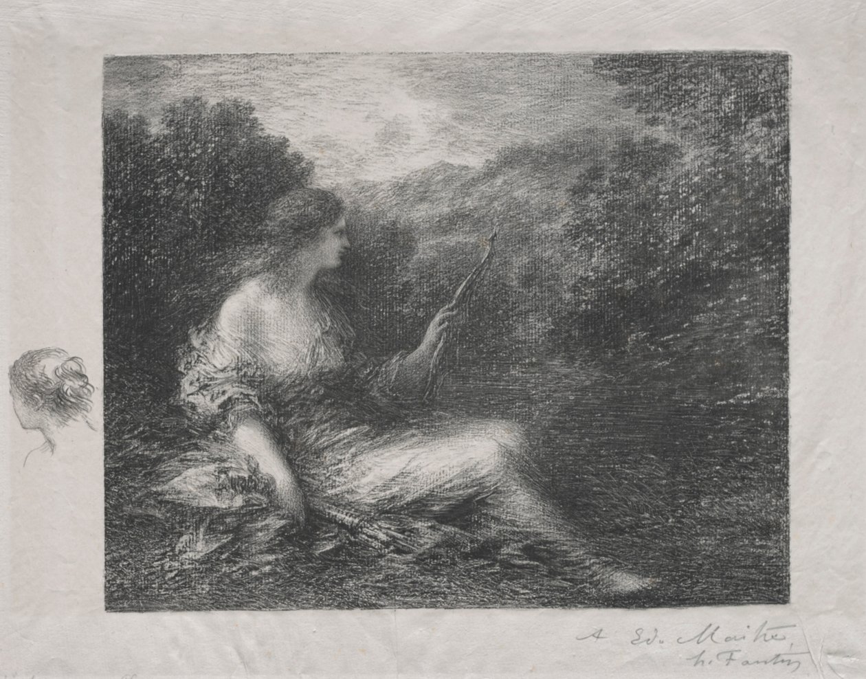 Metsästäjä, 1892. tekijältä Ignace Henri Jean Fantin Latour