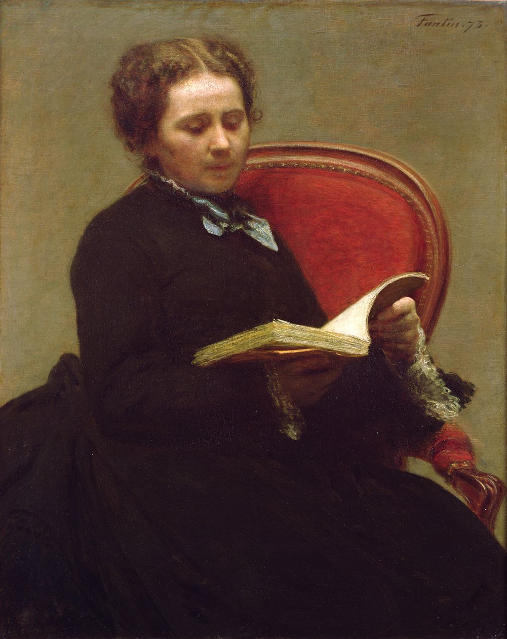 Victoria Dubourg (1840-1926) 1873 tekijältä Ignace Henri Jean Fantin Latour