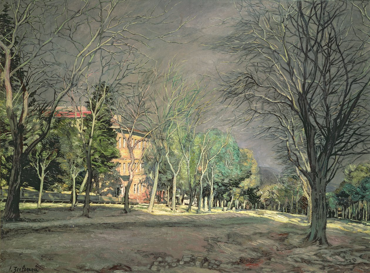 Maaseutu lähellä El Escorialia, 1932 tekijältä Ignacio Zuloaga y Zabaleta