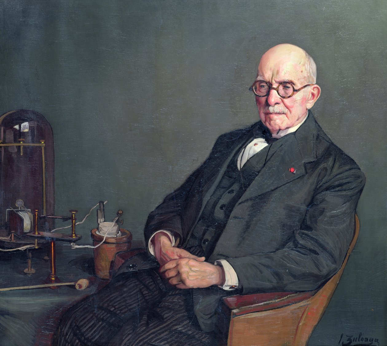 Edouard Branlyn (1844-1940) muotokuva tekijältä Ignacio Zuloaga y Zabaleta