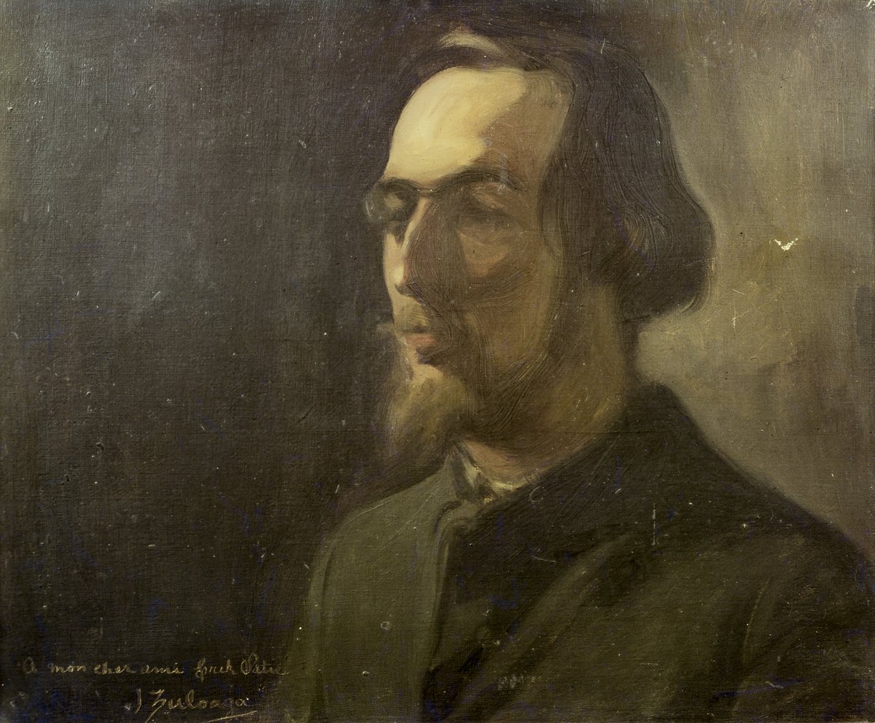 Muotokuva Erik Satiesta (1866-1925) tekijältä Ignacio Zuloaga y Zabaleta