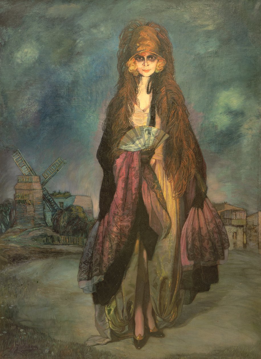 Marquesa Casatin muotokuva, 1923 tekijältä Ignacio Zuloaga y Zabaleta