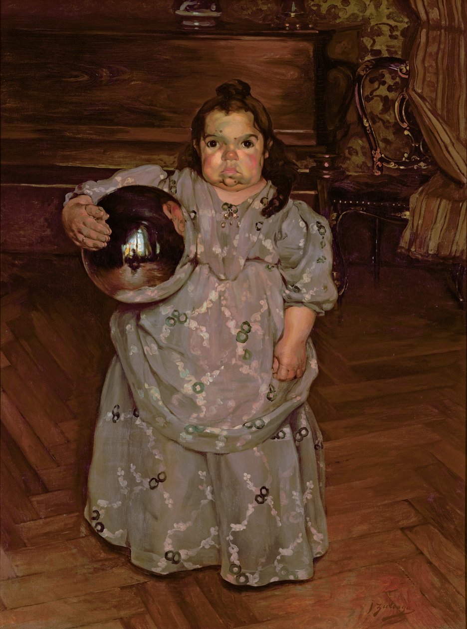 Kääpiö Dona Mercedes, 1899 tekijältä Ignacio Zuloaga y Zabaleta