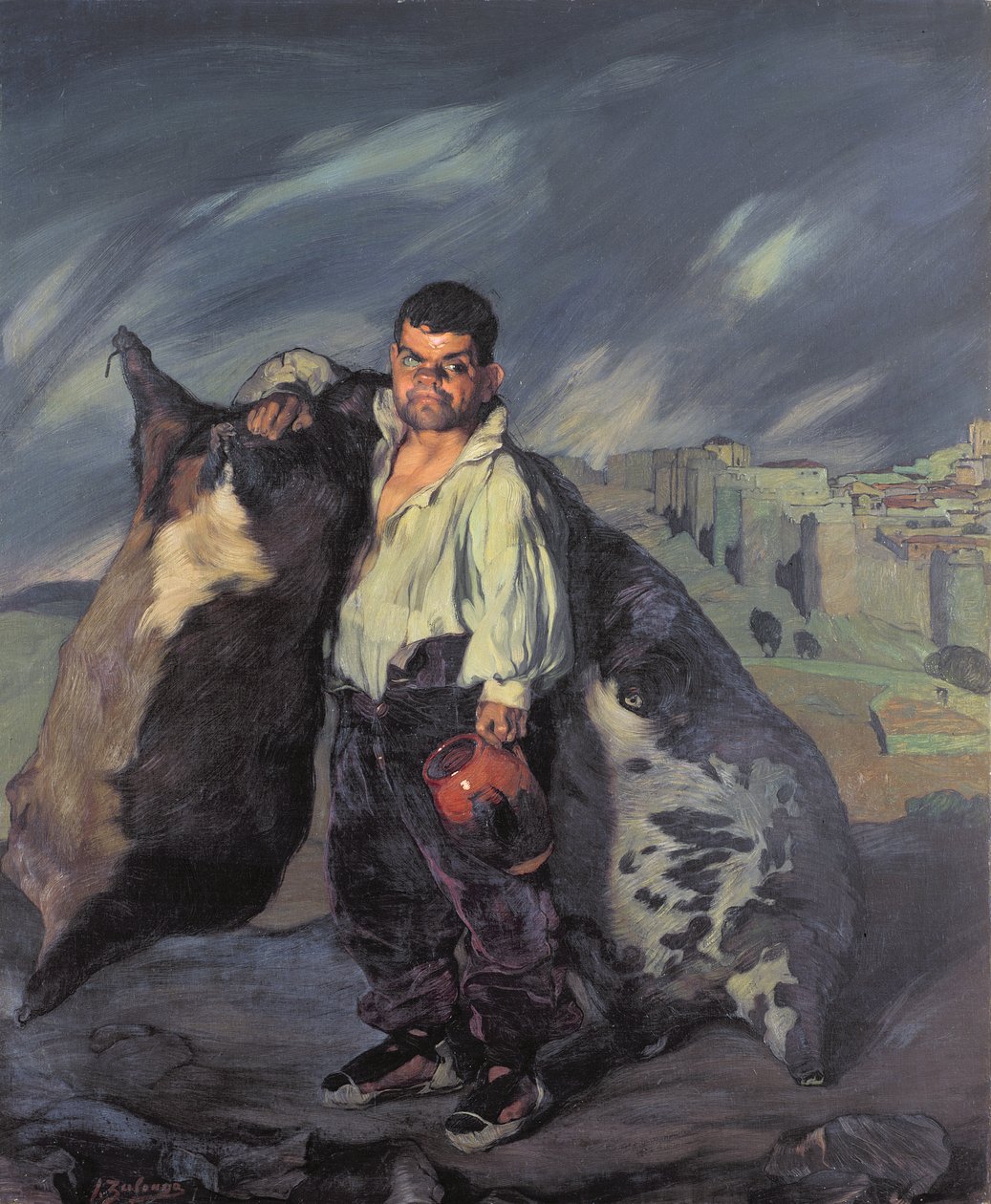 Kääpiö Gregory, 1908 tekijältä Ignacio Zuloaga y Zabaleta