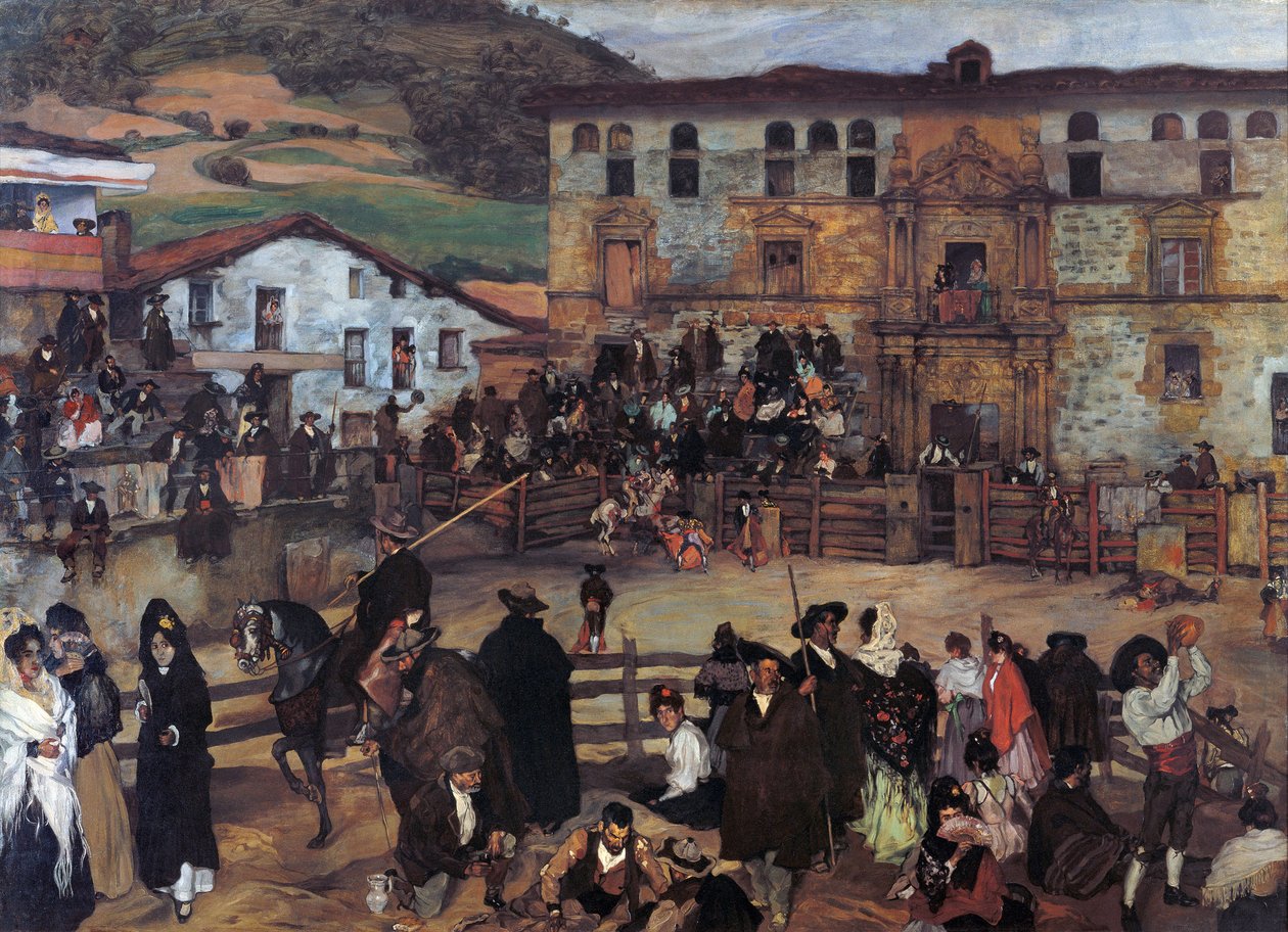 Corrida de toros a Eibarfinnès tekijältä Ignacio Zuloaga y Zabaleta